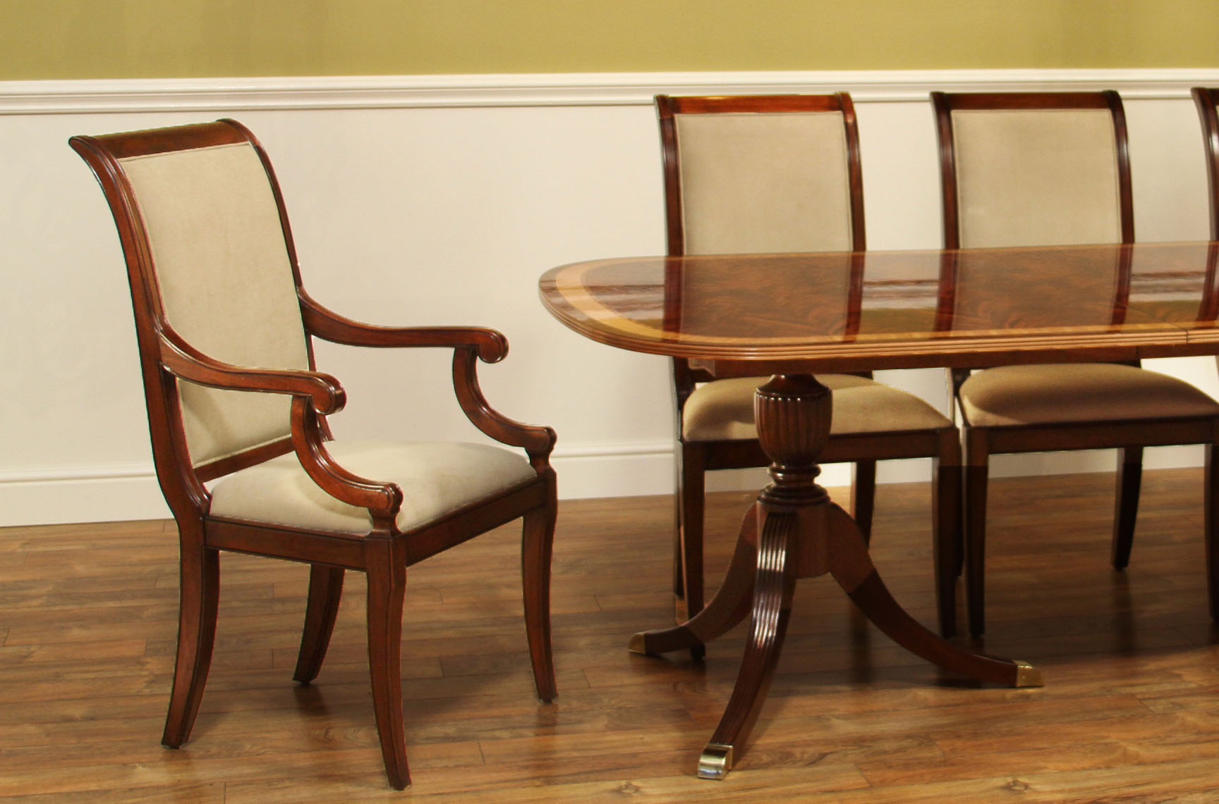 upholstered mahogany dining chair1