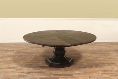 Jonathan Charles Jupe Table with a Universal Walnut Finish, Colorcode: DRIFTWOOD