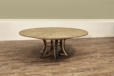 Weathered Gray Jupe Table for a Transitional, Casual, Modern or Industrial Space