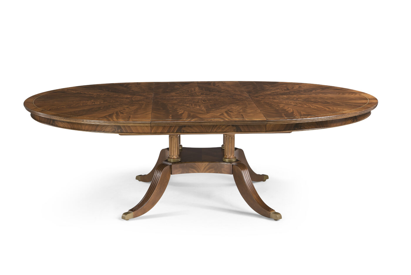 72-Inch Round Mahogany Dining Table