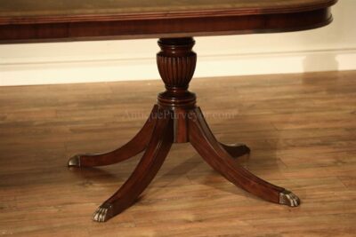 Updated mahogany pedestal