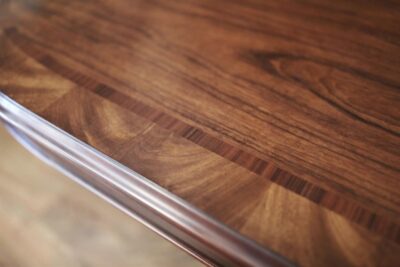 Close up of veneer