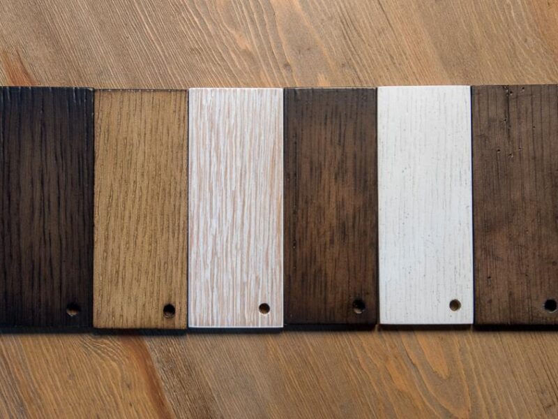 Finish Samples for Jupe Tables