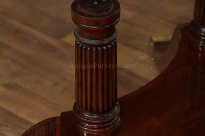 Significant solid mahogany coumns