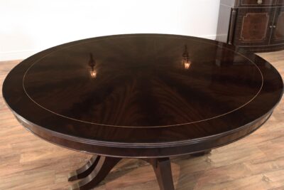 Round pedestal table