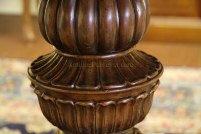 solid mahogany column