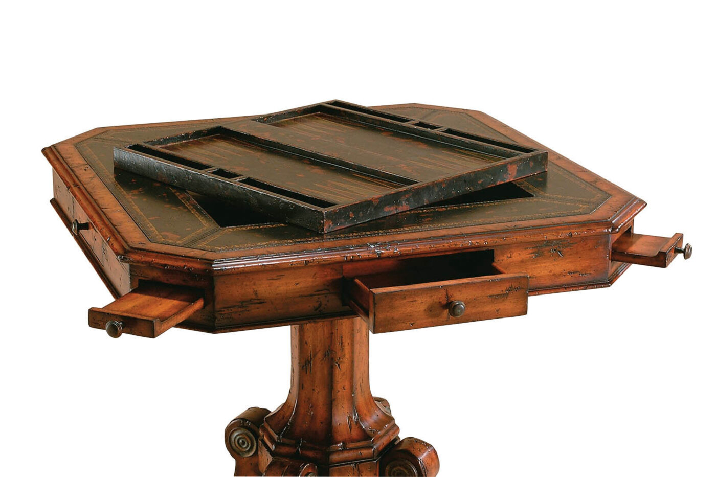 Choate Mahogany Game Table by Maitland Smith 8100-31