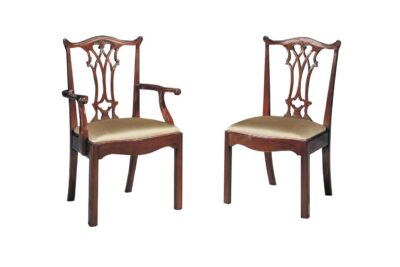 Chippendale Dining Room Chairs with Straight legs