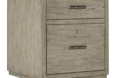 This large filing credenza consists of three filing cabinets and a 72-inch credenza top