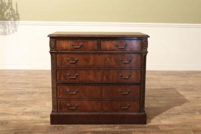 Mahogany File Cabinet, New High-End Antique Reproduction File Cabinet