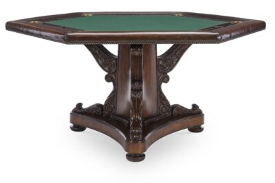 Antique Reproduction Poker Table by Maitland Smith Furniture