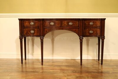 Traditional & Formal Sheraton Mahogany Dining Room Sideboard