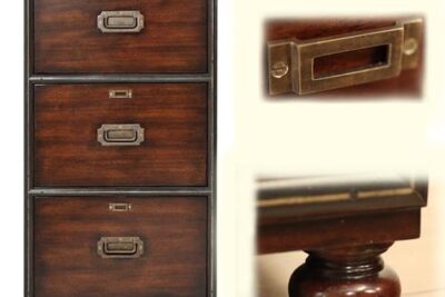 High-End Traditional Mahogany File Cabinet