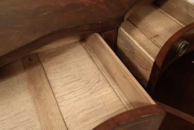 Solid oak drawer details