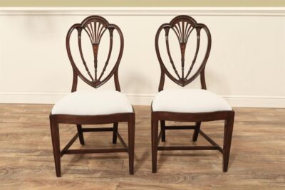 Mahogany Shield back dining room chairs