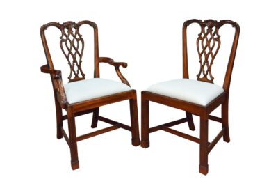 Large Straight Leg Chippendale Dining Chairs, Our Strongest, Heaviest Chippendale Chair