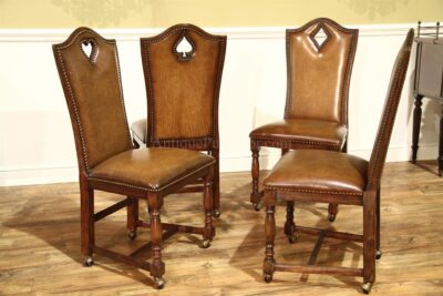 Matching leather games chairs are also available as a separate purchase