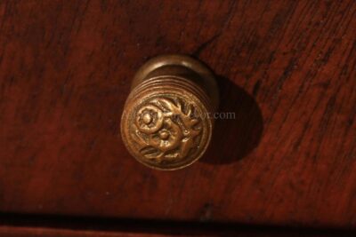 This drawer pull is less than the size of a dime and has remarkable detail