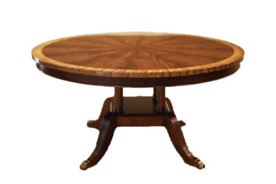 60 inch round mahogany dining table