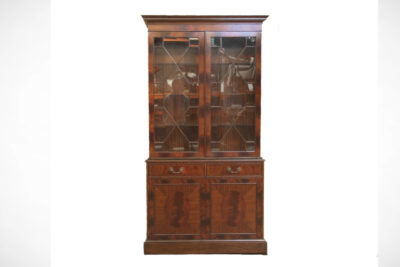 Small mahogany china cabinet