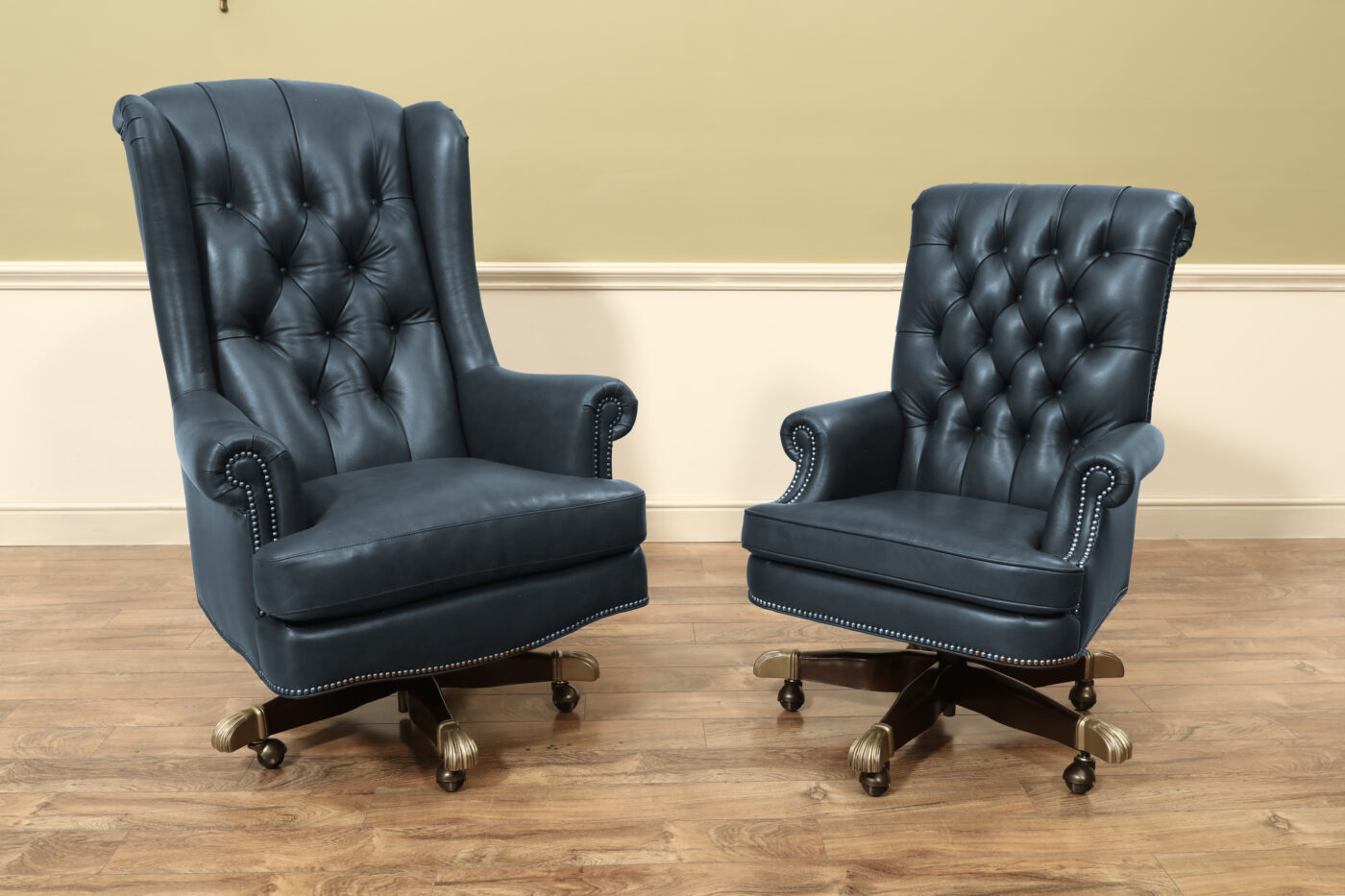 Hancock & Moore Wreen & Berwind Swivel Tilt Chairs