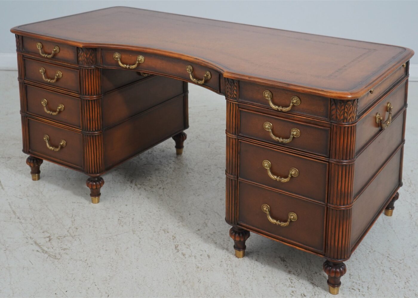 Theodore Alexander Leather Top Desk - Image 10