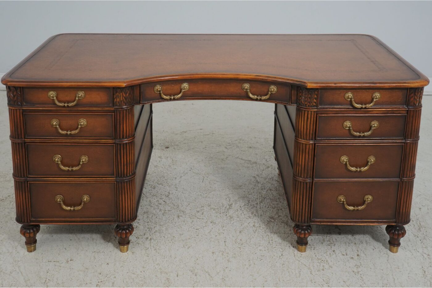 Theodore Alexander Leather Top Desk - Image 11