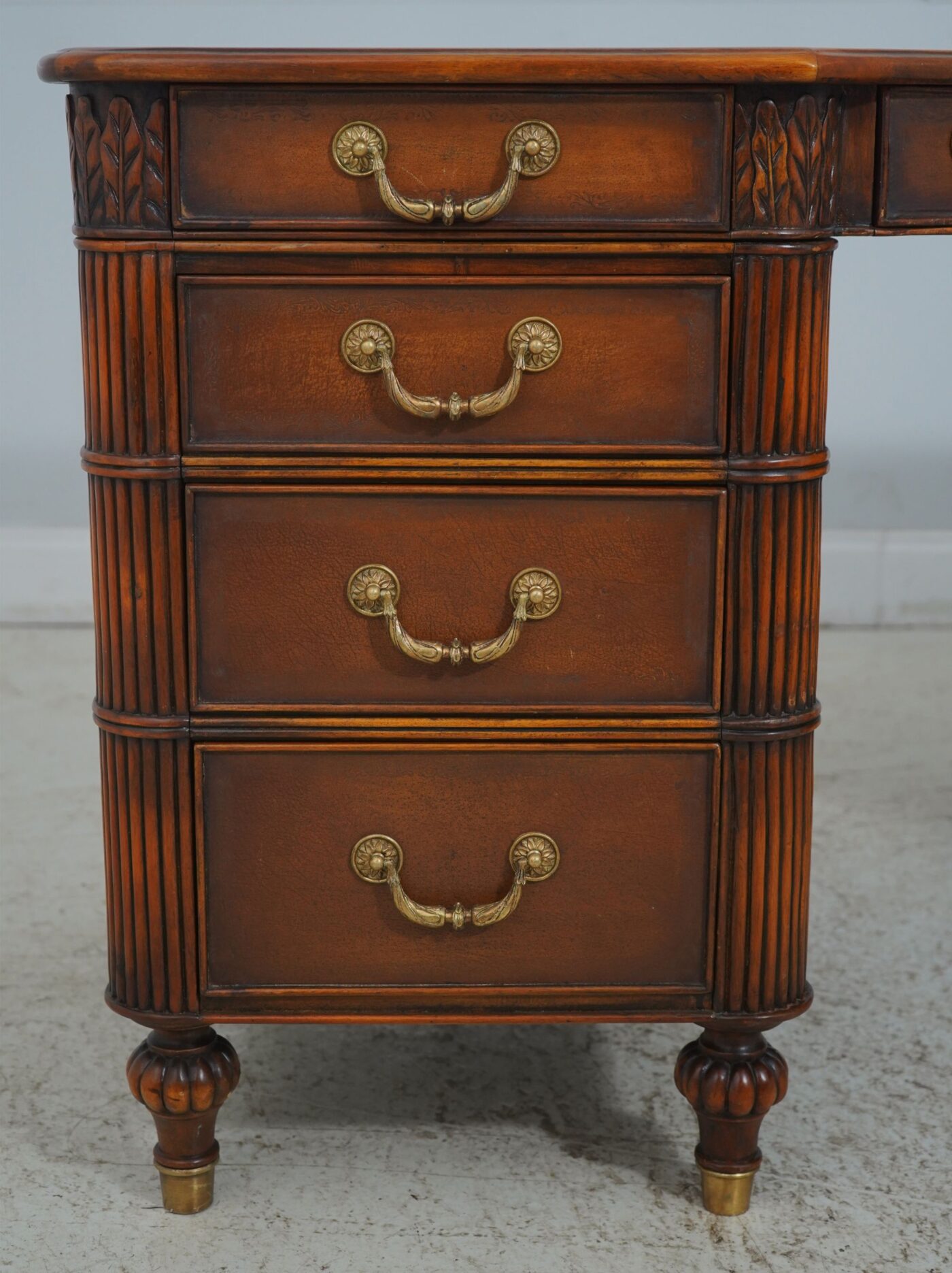 Theodore Alexander Leather Top Desk - Image 16