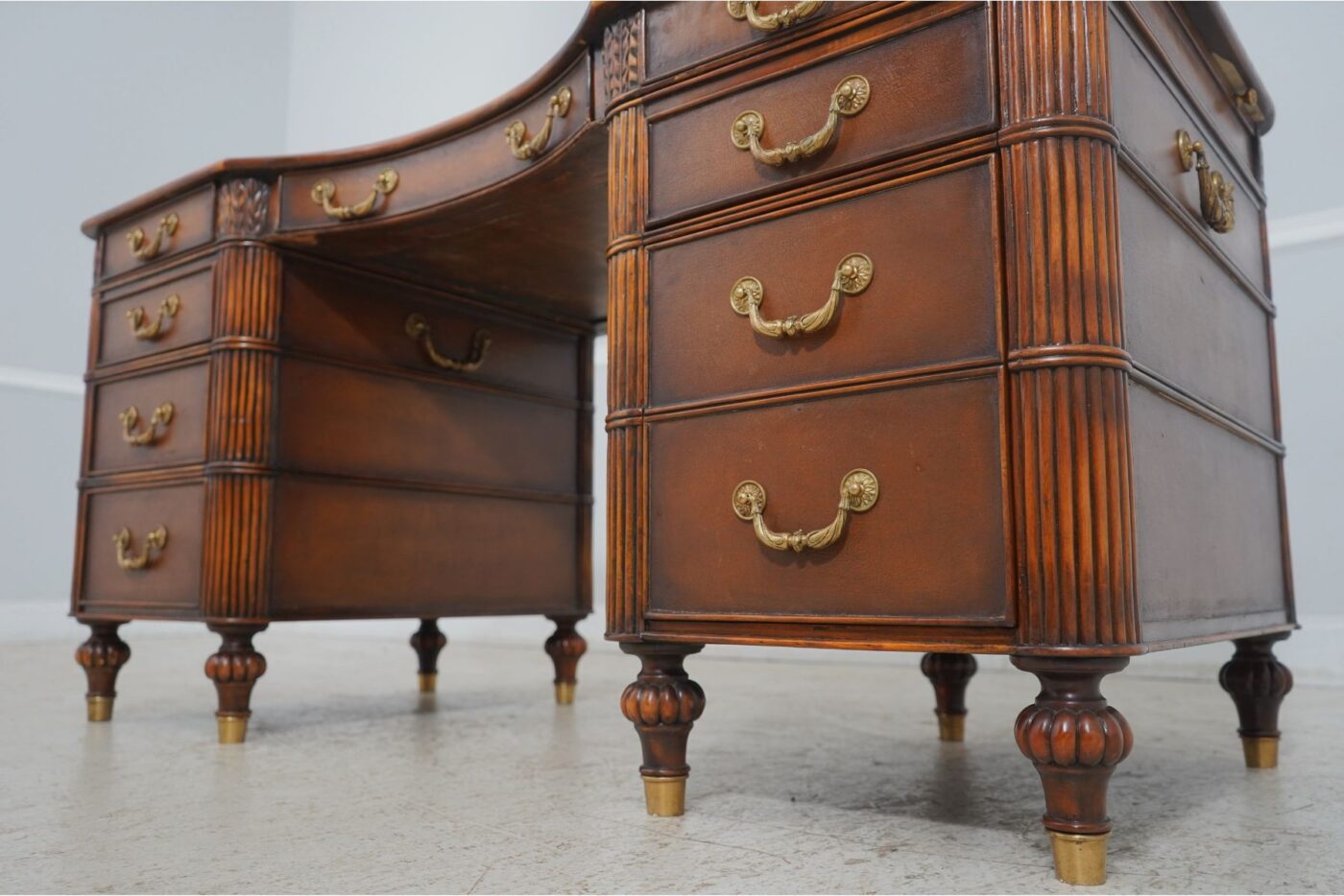 Theodore Alexander Leather Top Desk - Image 19