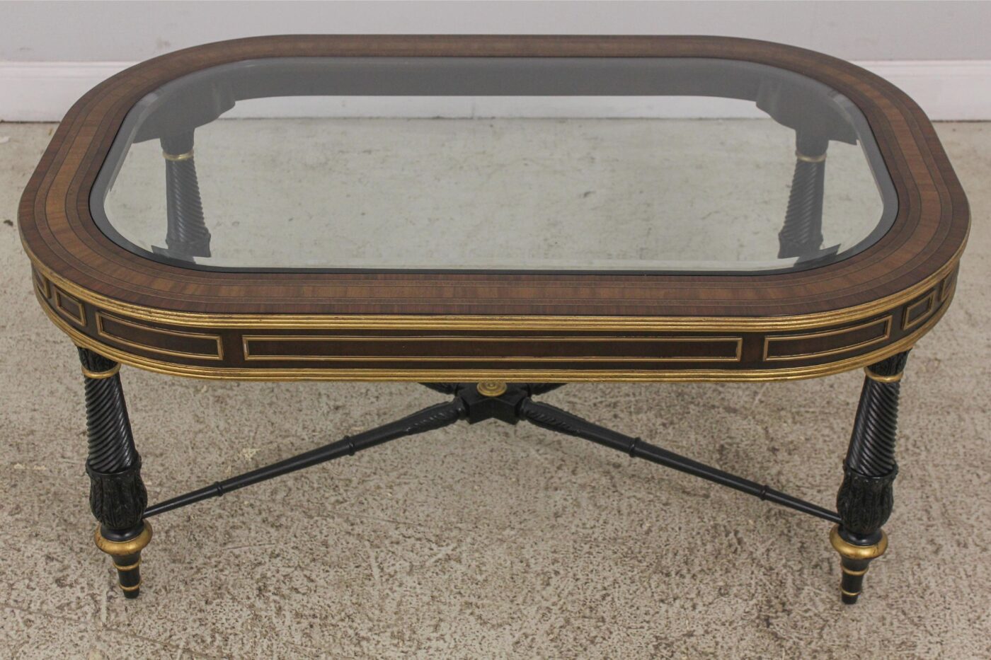 EJ Victor Ebony and Dark Walnut Cocktail Table 9203-40G - Image 13