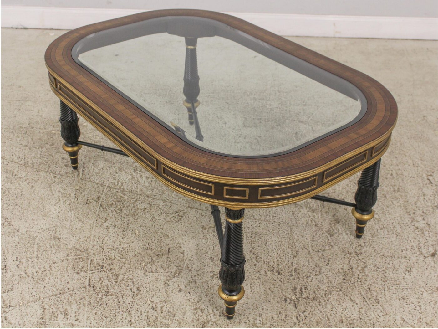 EJ Victor Ebony and Dark Walnut Cocktail Table 9203-40G - Image 14