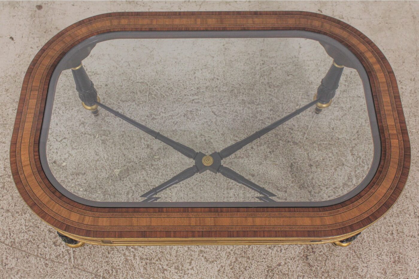 EJ Victor Ebony and Dark Walnut Cocktail Table 9203-40G - Image 15