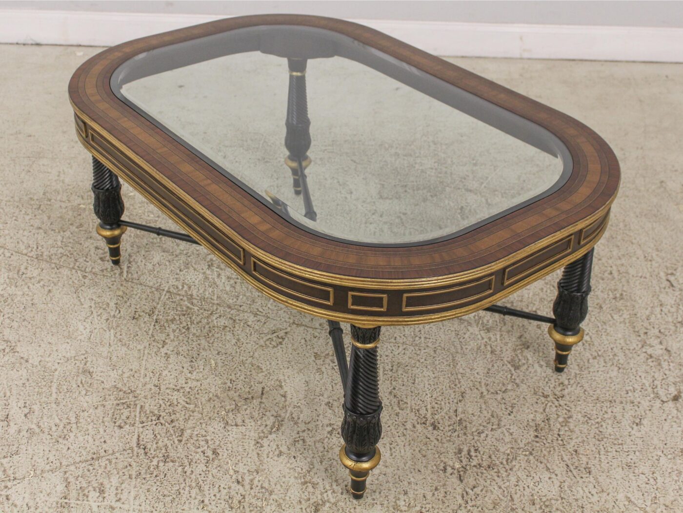 EJ Victor Ebony and Dark Walnut Cocktail Table 9203-40G - Image 28