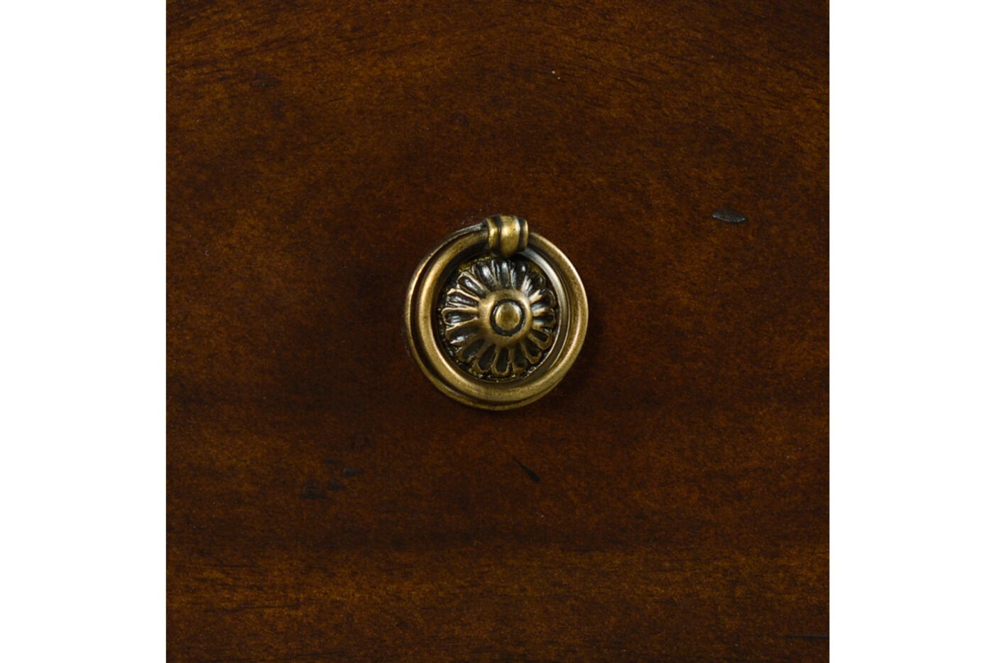 Swirl Mahogany Writing Desk with Spade Legs and a Country Finish - Image 8