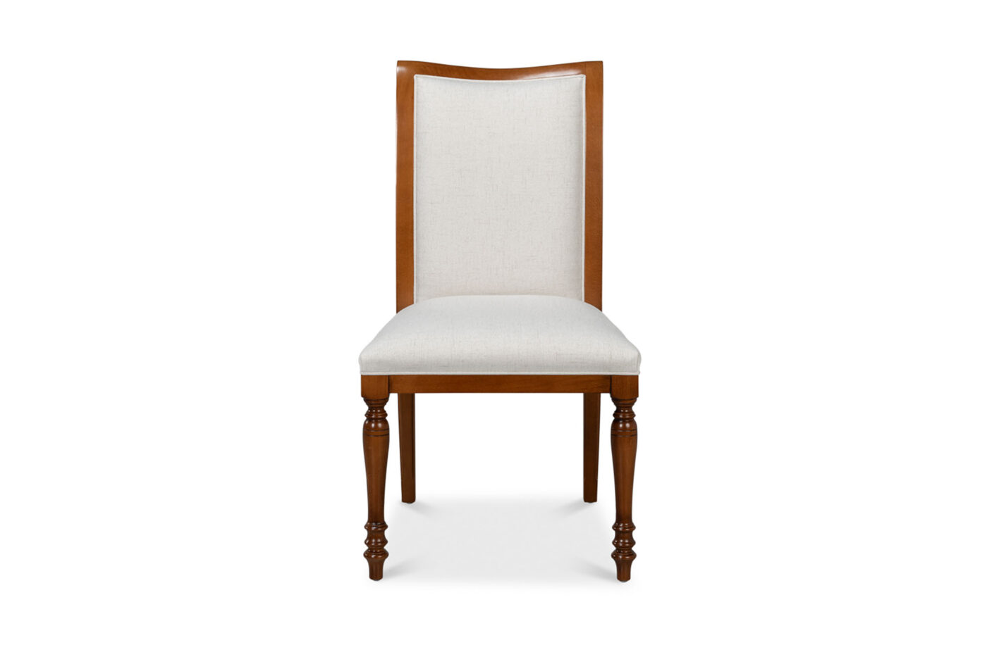 Formal Traditional French-Style Walnut Side Chairs - Image 2