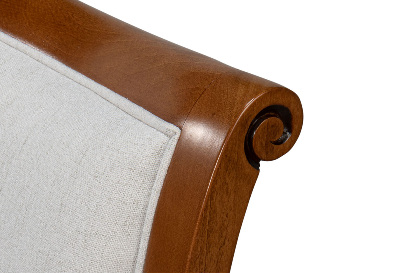 Formal Traditional French-Style Walnut Side Chairs - Image 8