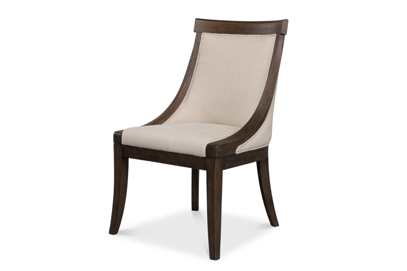 Transitional Hip-Hugger Upholstered Dining Side Chair - Image 3