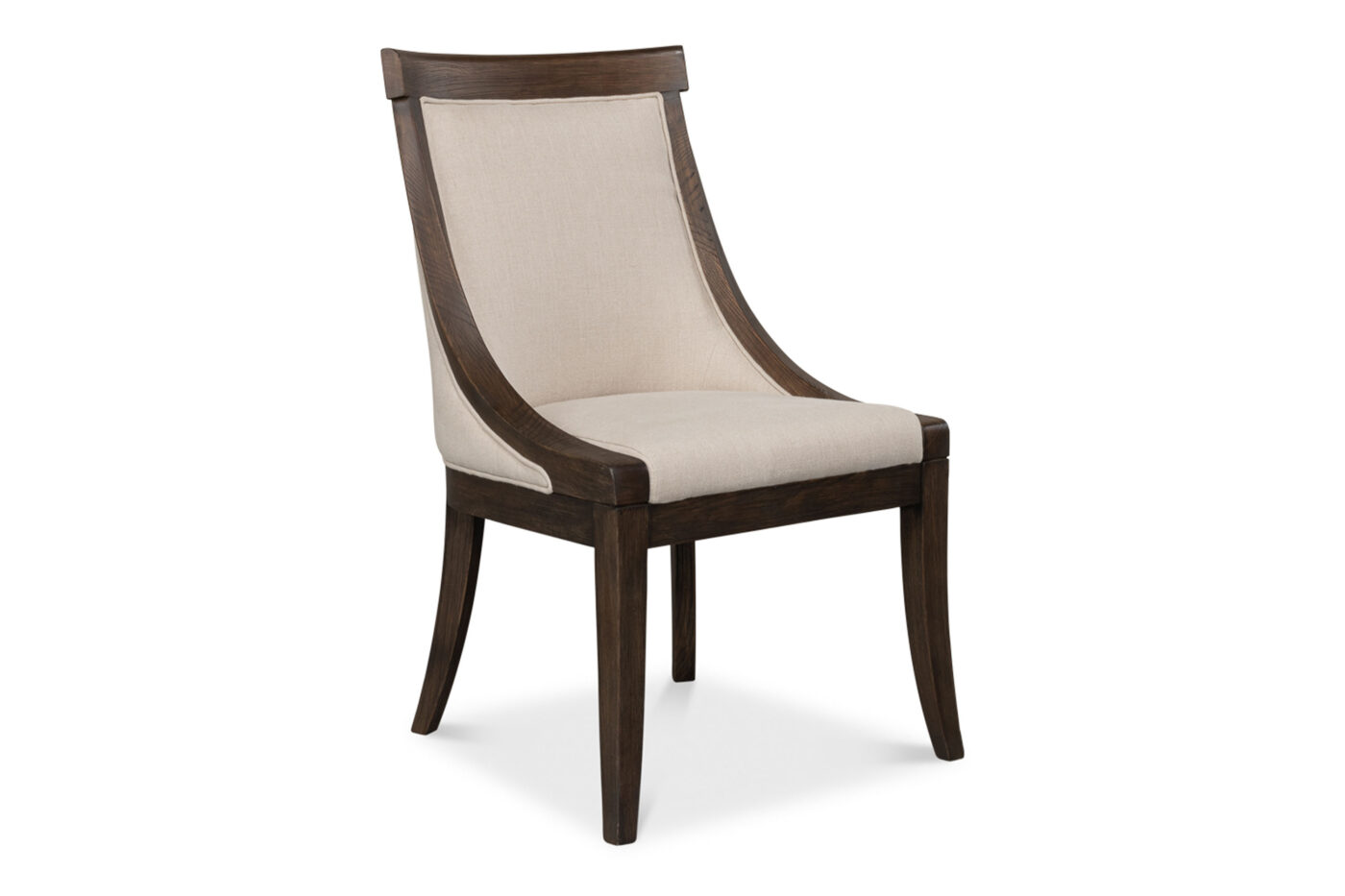 Transitional Hip-Hugger Upholstered Dining Side Chair - Image 2