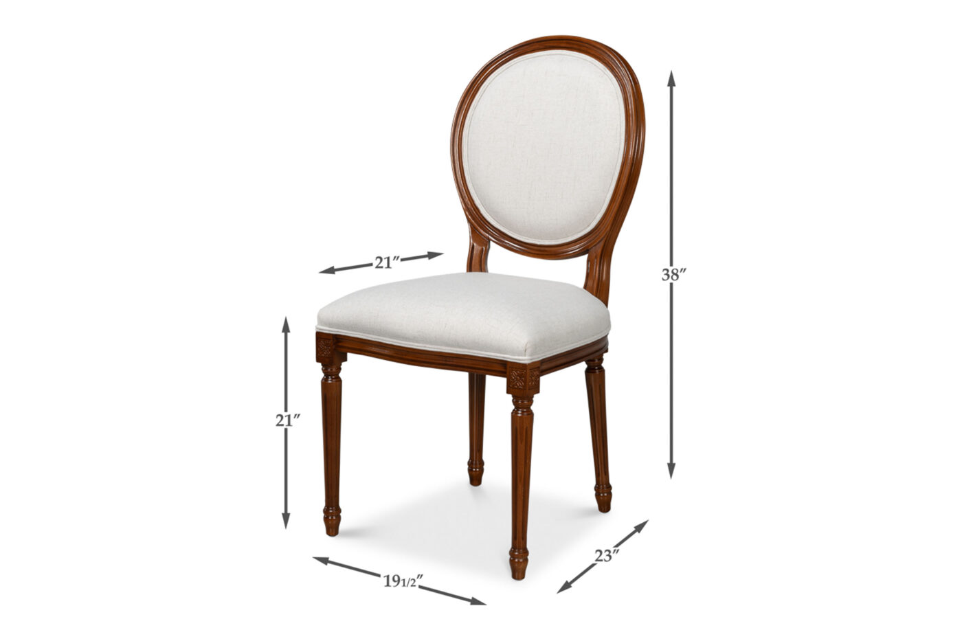 Round Back Louis XVI Dining Chairs - Image 13