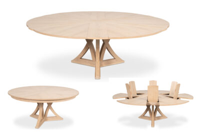 Sarreid Casual Jupe Table Bleached Oak