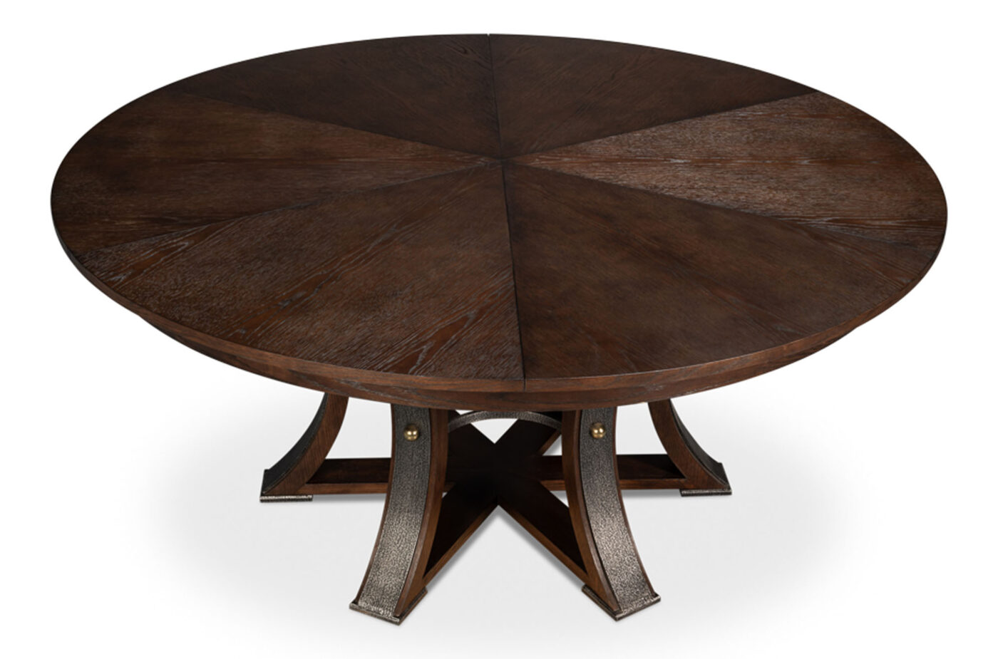 66-84 Jupe Dining Table with Dark Walnut Finish - Image 12