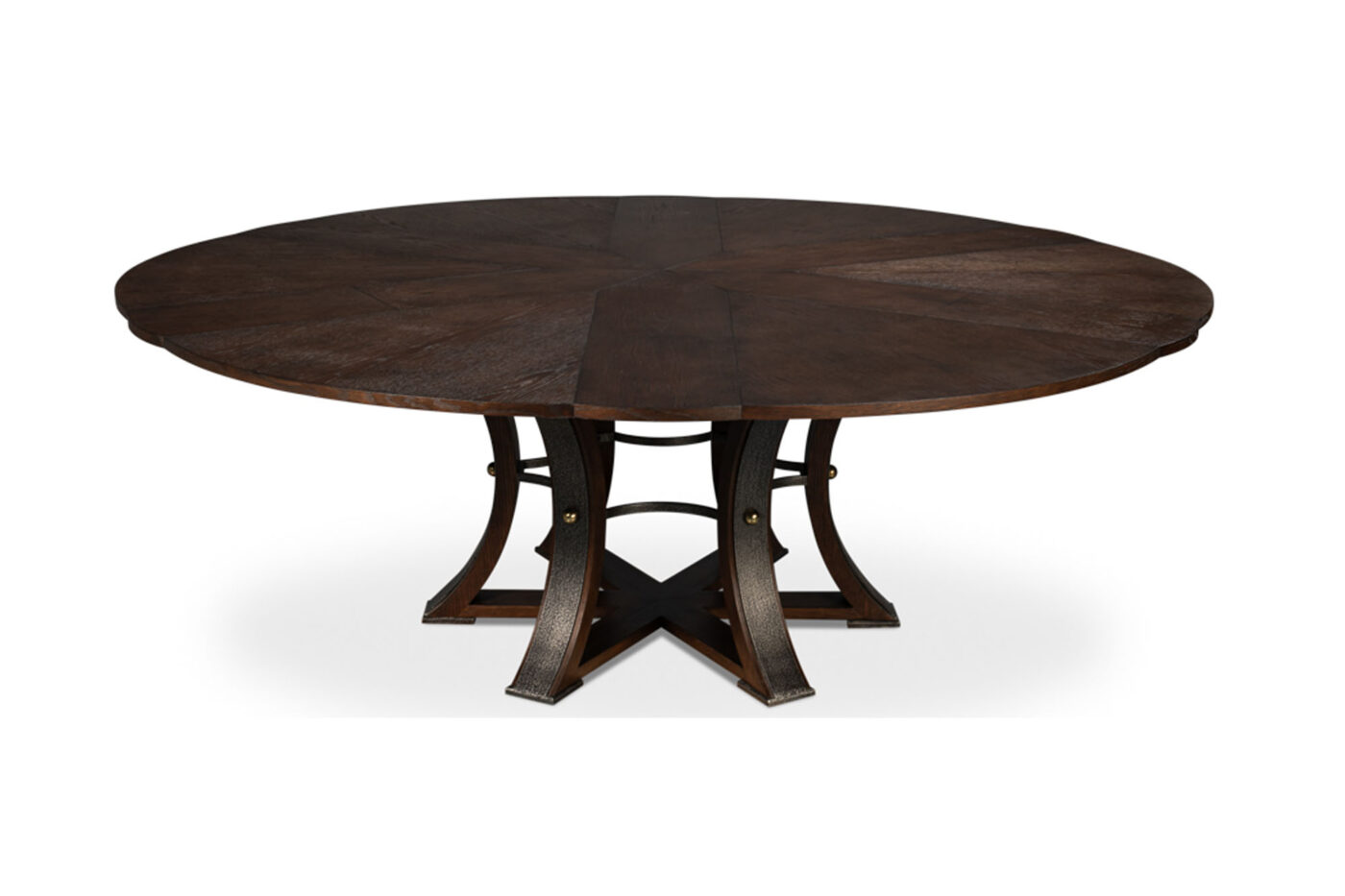 66-84 Jupe Dining Table with Dark Walnut Finish - Image 13