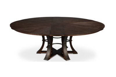 Sarreid 55225-BB Burnt Brown Tower Jupe Table