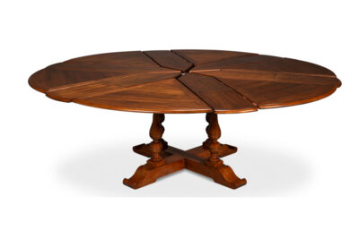 Sarreid 54236-OW Extra large walnut jupe table