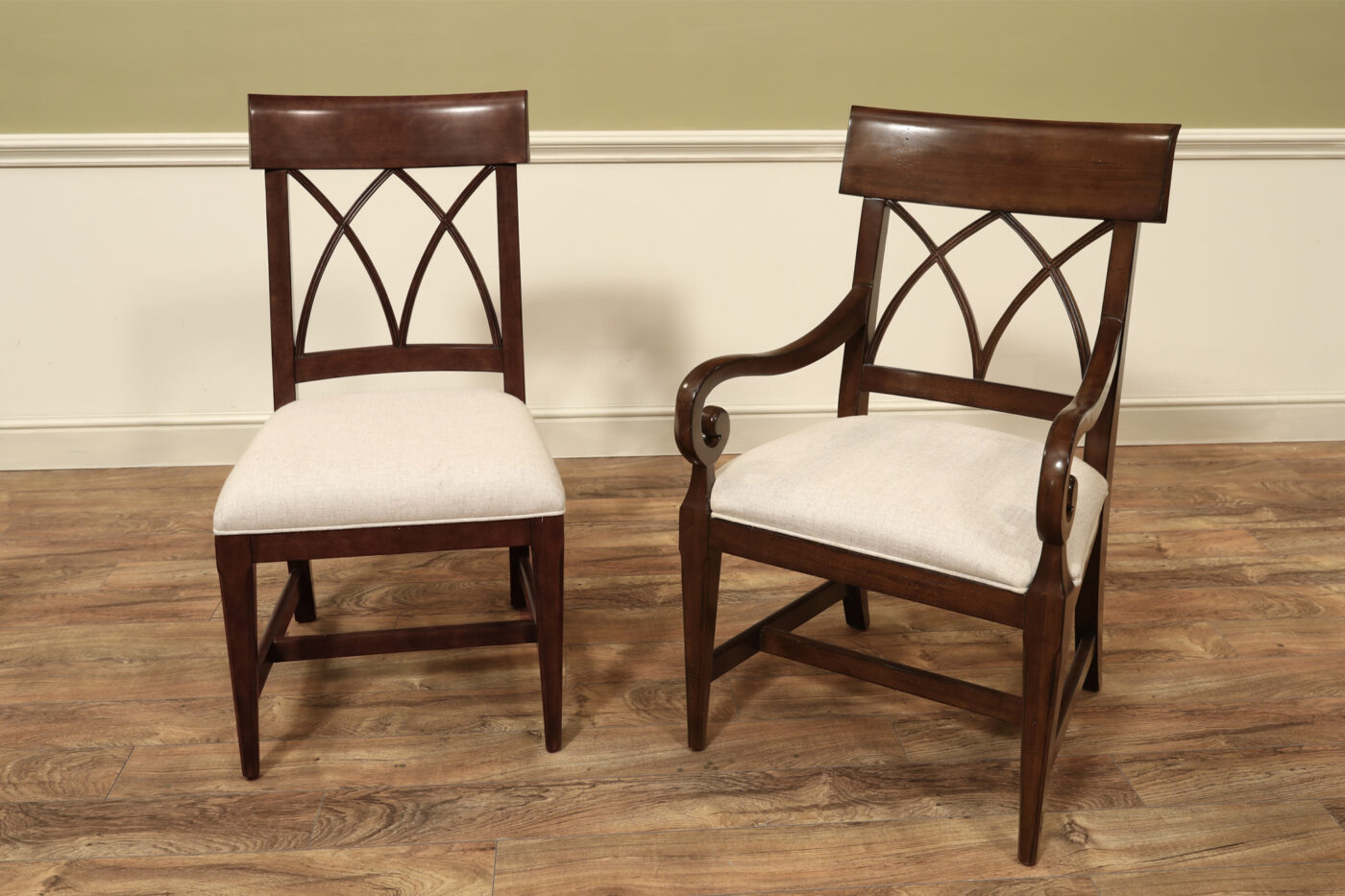 Cross Back Dining Chairs