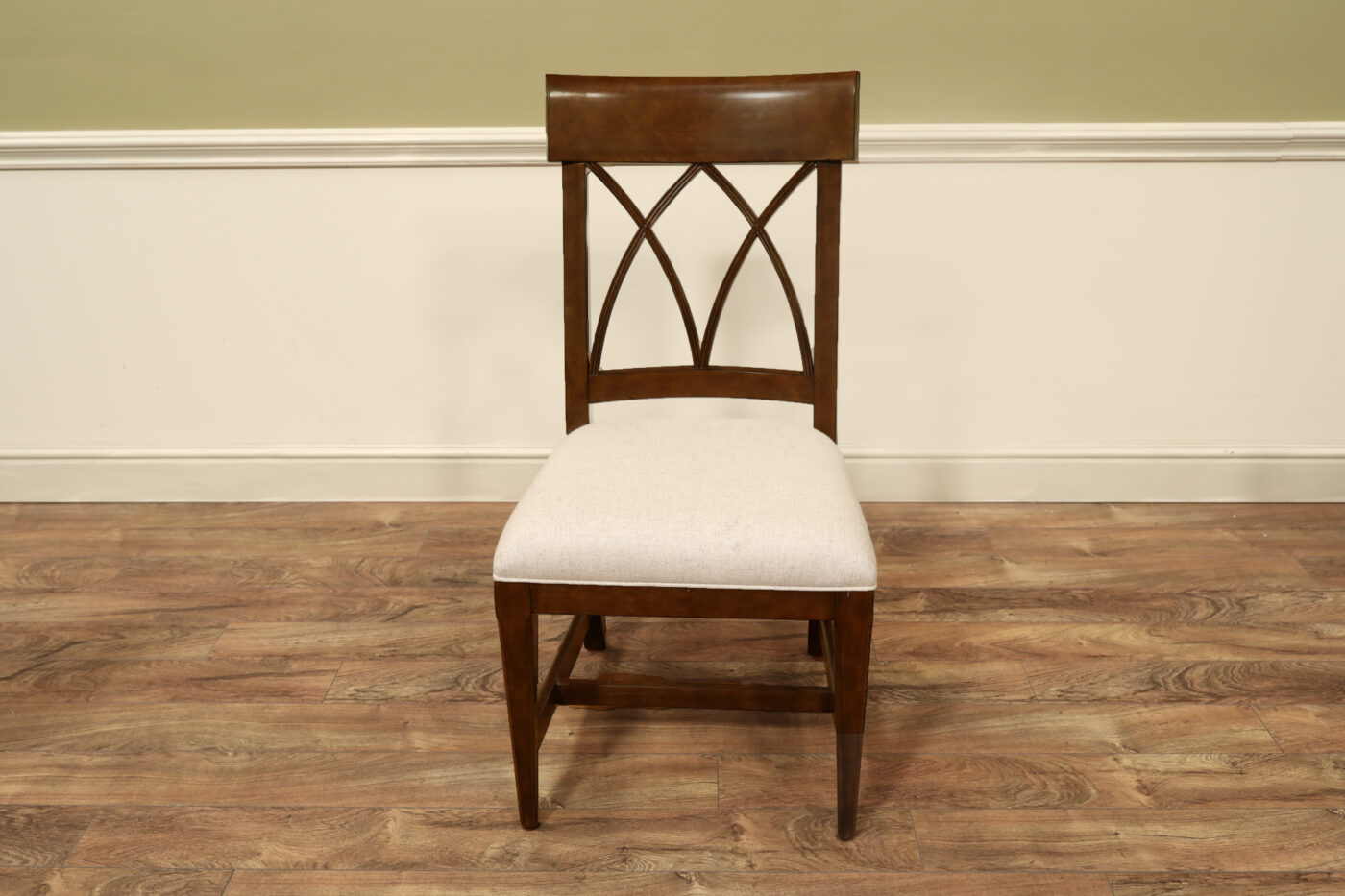 Robust Large-Framed Cross-Back Dining Room Chairs - Image 19