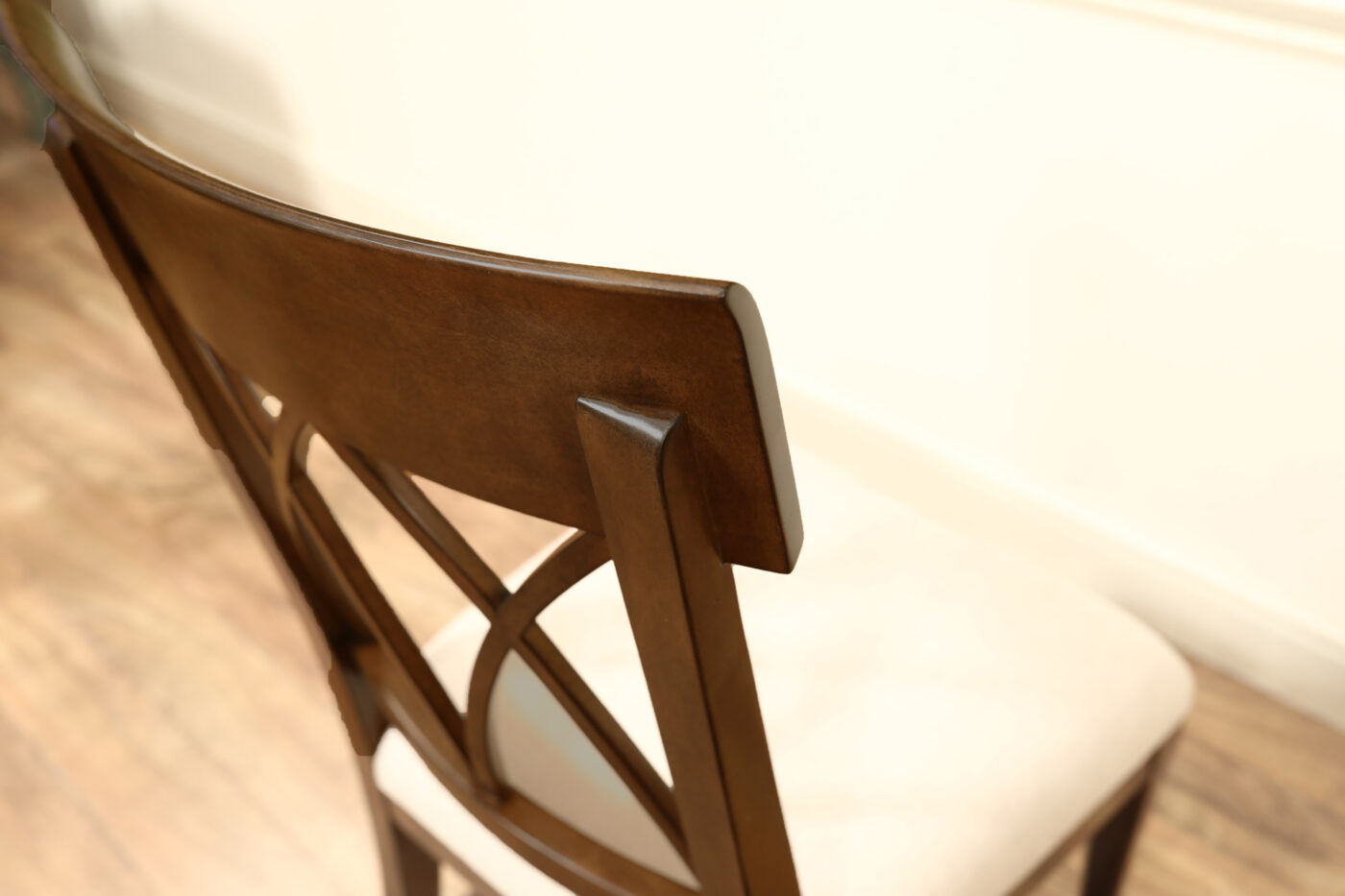 Robust Large-Framed Cross-Back Dining Room Chairs - Image 16